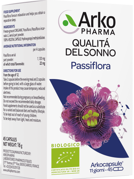 Arkopharma Pasiflora 45 cápsulas ecológicas