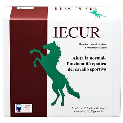 Iecur Mangime Complementare Funzionalità Epatica Per Equini 30 Bustine Da 20g