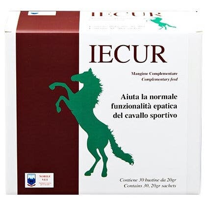 Iecur Mangime Complementare Funzionalità Epatica Per Equini 30 Bustine Da 20g