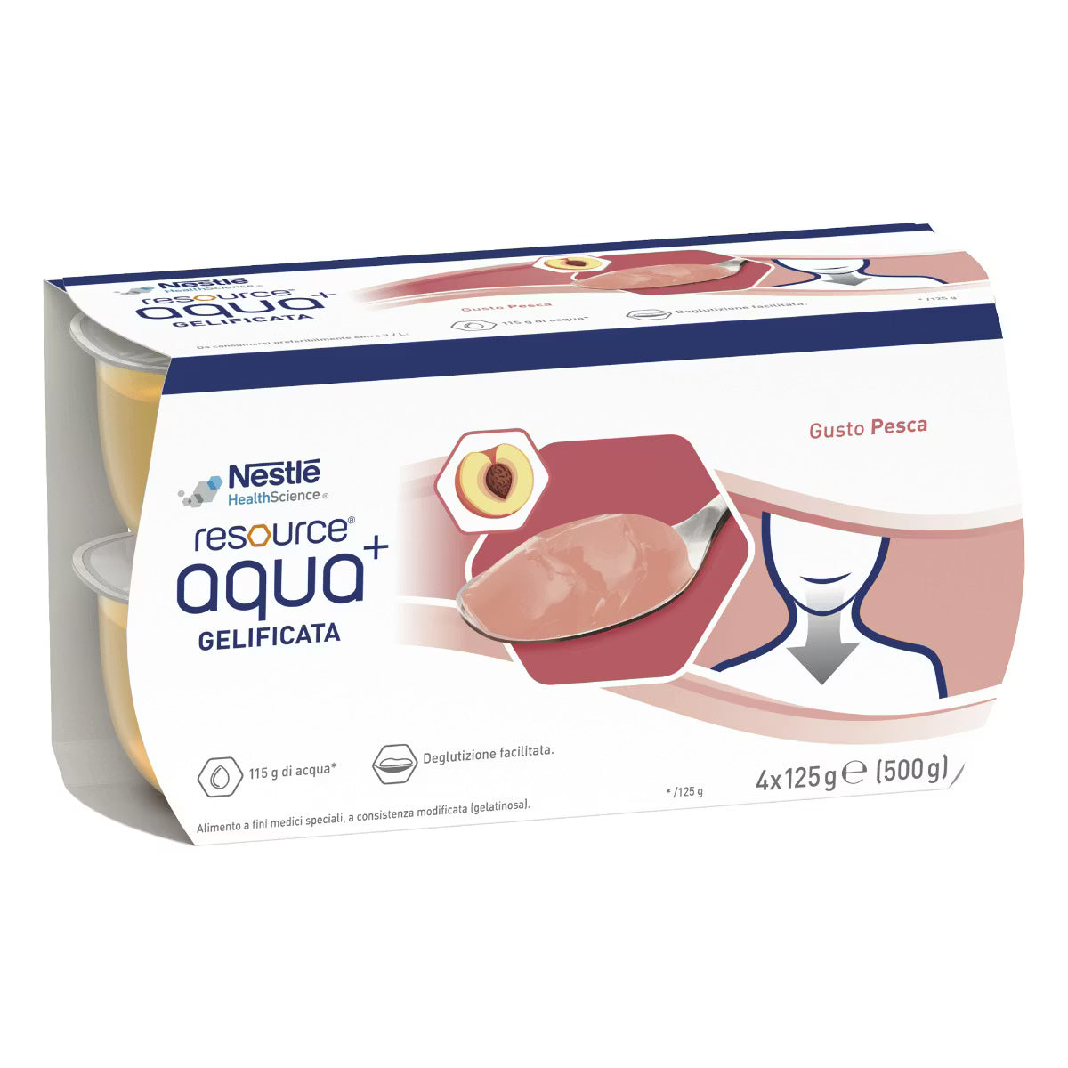 Acqua Gelificata Resource Aqua+ Pesca 4x125g