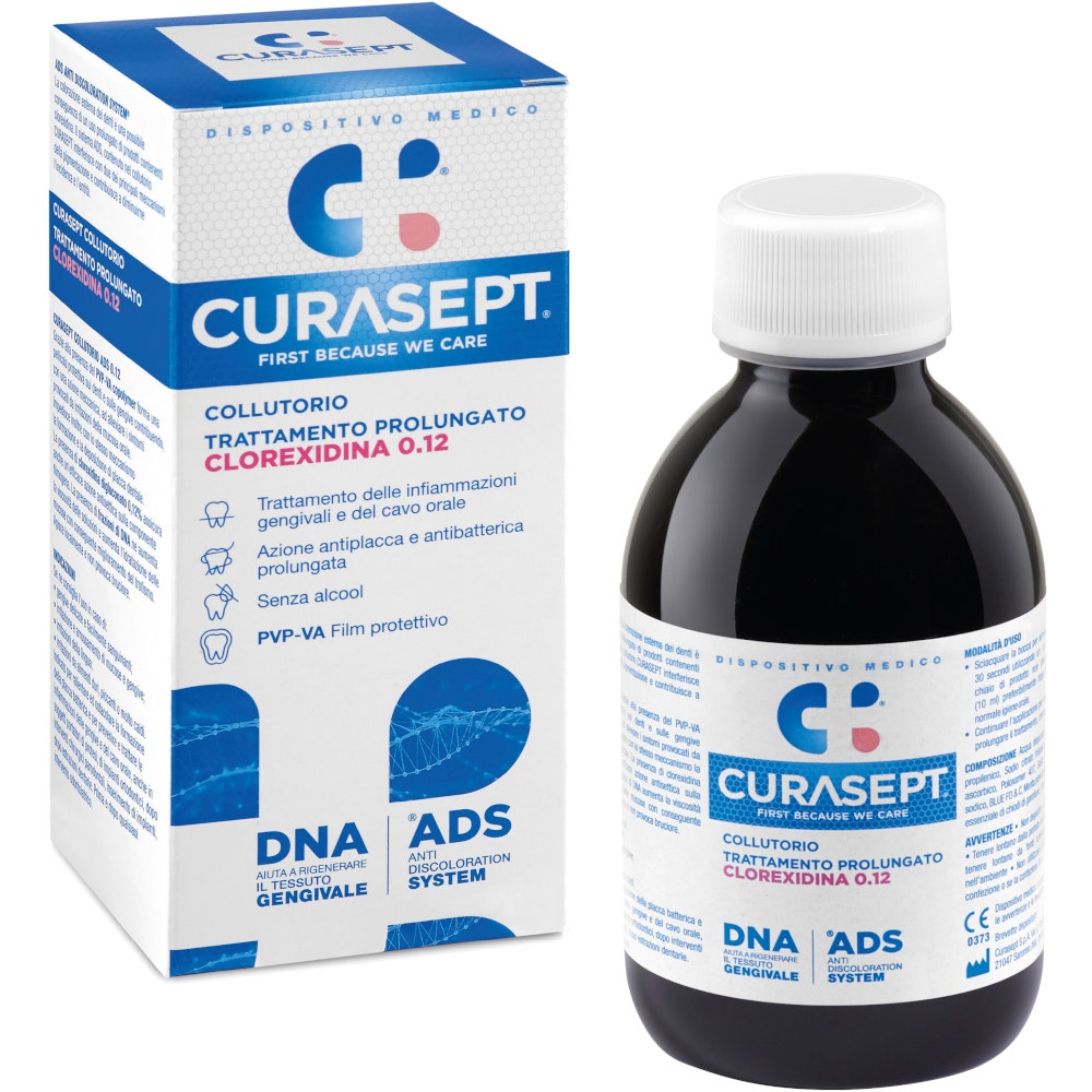 Curasept Enjuague bucal 0,12 % ADS + ADN 200 ml Tratamiento oral