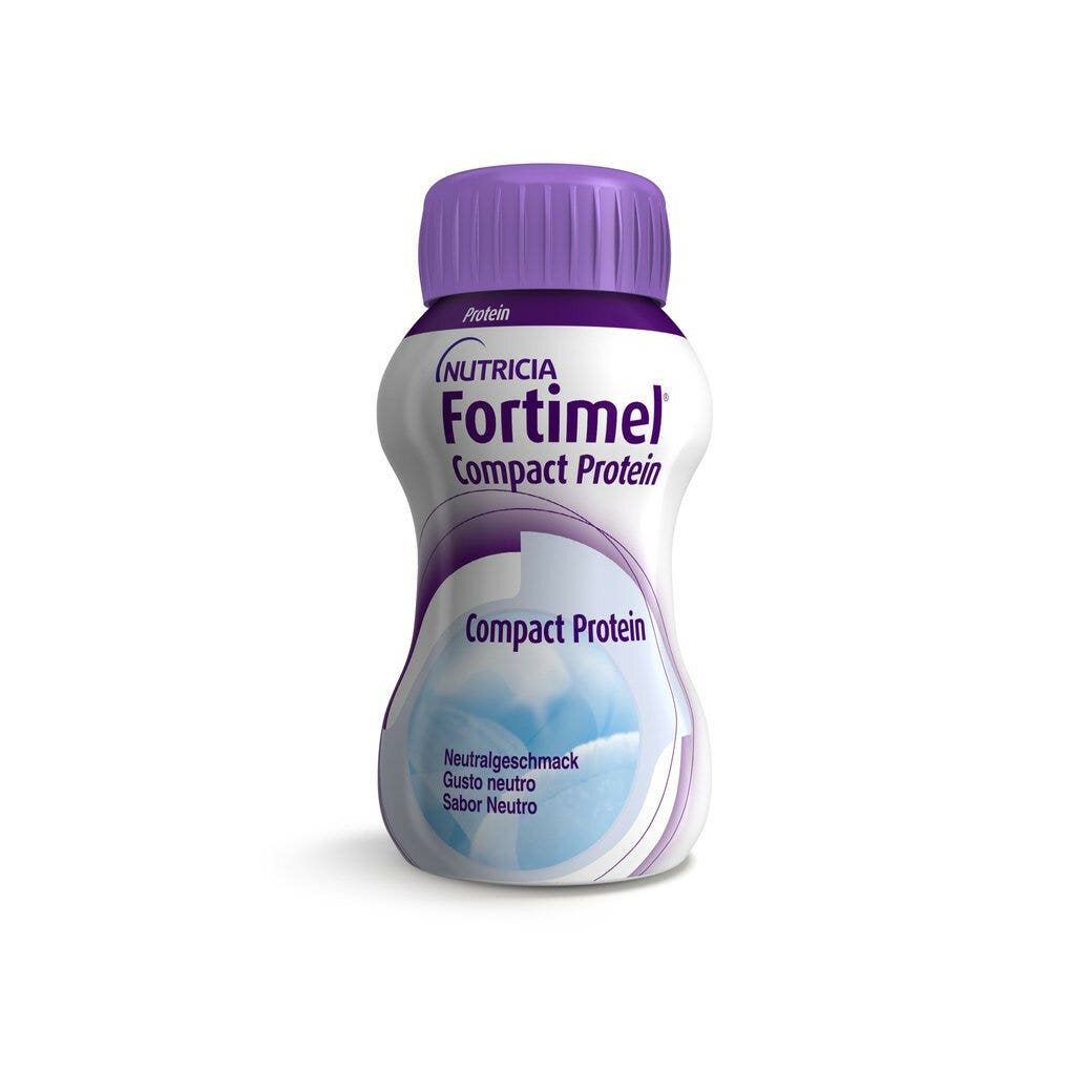 Fortimel Compact Proteína Sabor Neutro 4 x 125 ml