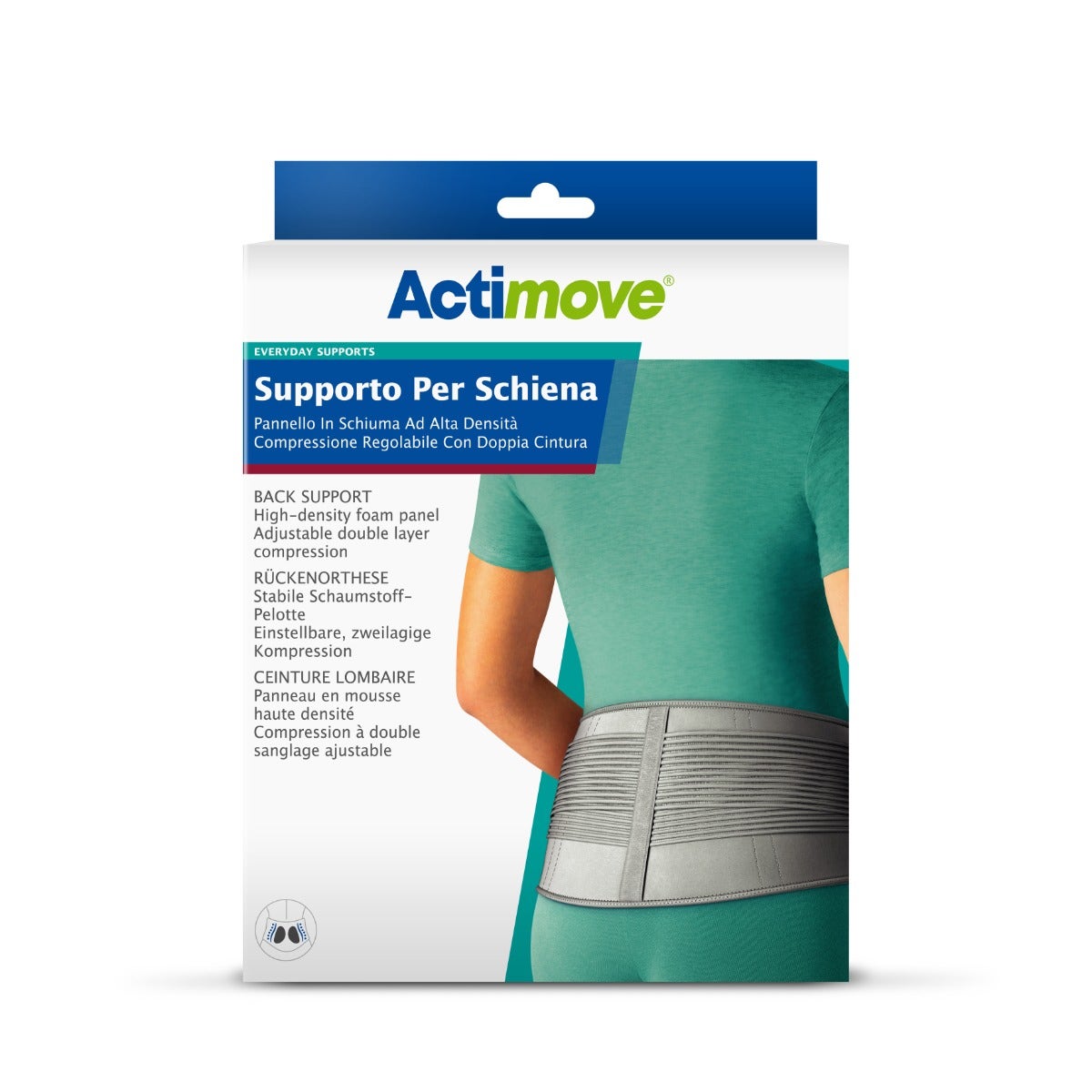 Actimove Everyday Supporto Schiena Con Pannello Schiuma Taglia L/XL