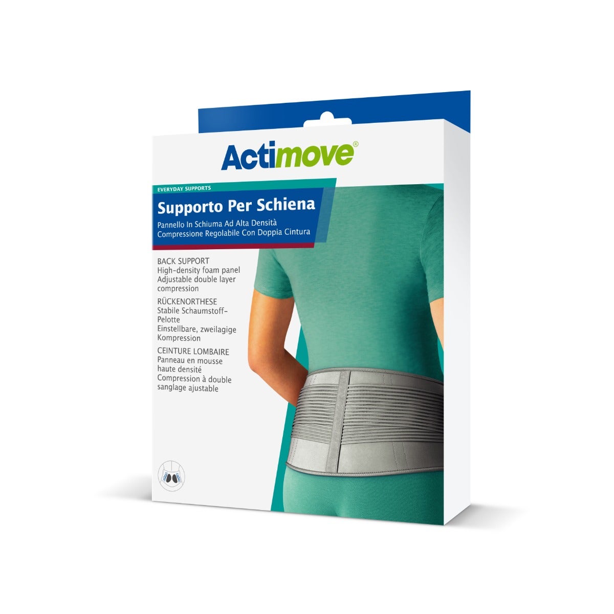 Actimove Everyday, soporte lumbar con panel de espuma, talla S/M