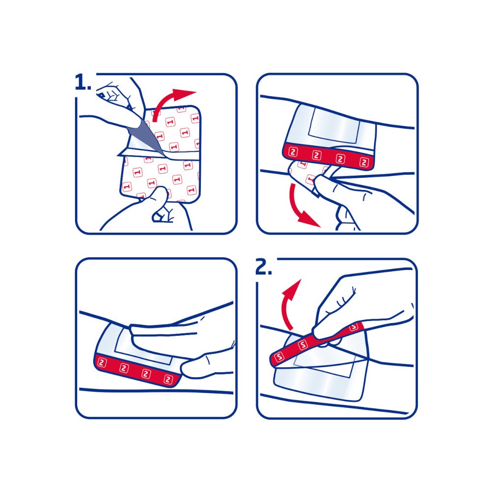 Leukomed T Plus Apósito Postoperatorio Impermeable Transparente 5x7,2cm 5 Piezas-7