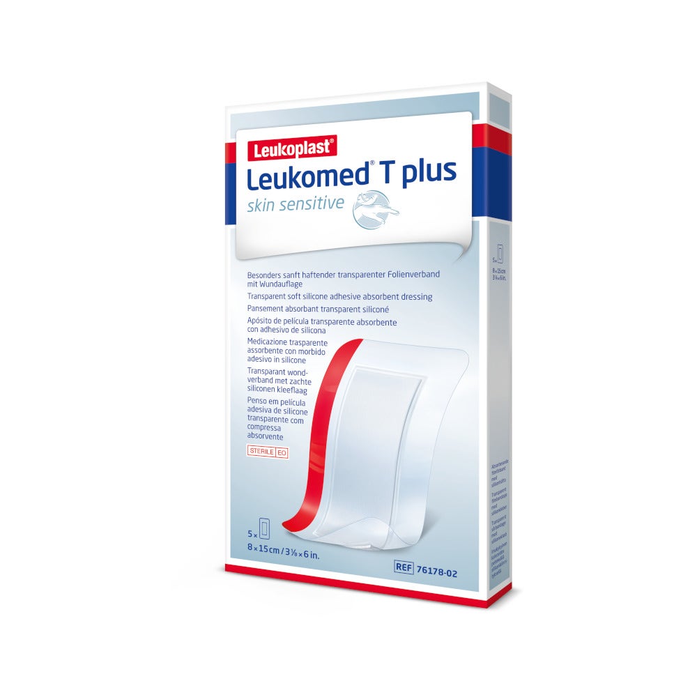 Leukomed T Plus Medicazione Post Operatoria Trasparente Impermeabile 8x15cm 5 Pezzi