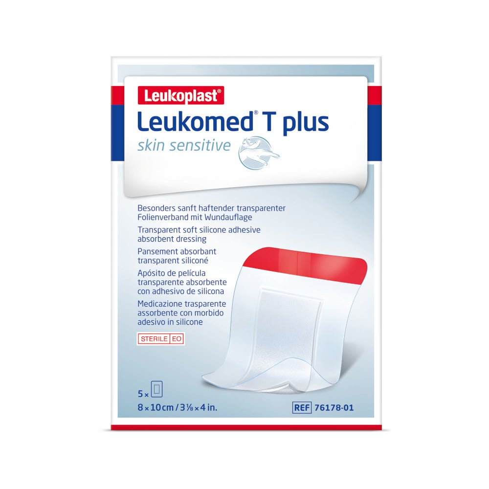 Leukomed T Plus Medicazione Post Operatoria Trasparente Impermeabile 8x10cm 5 Pezzi