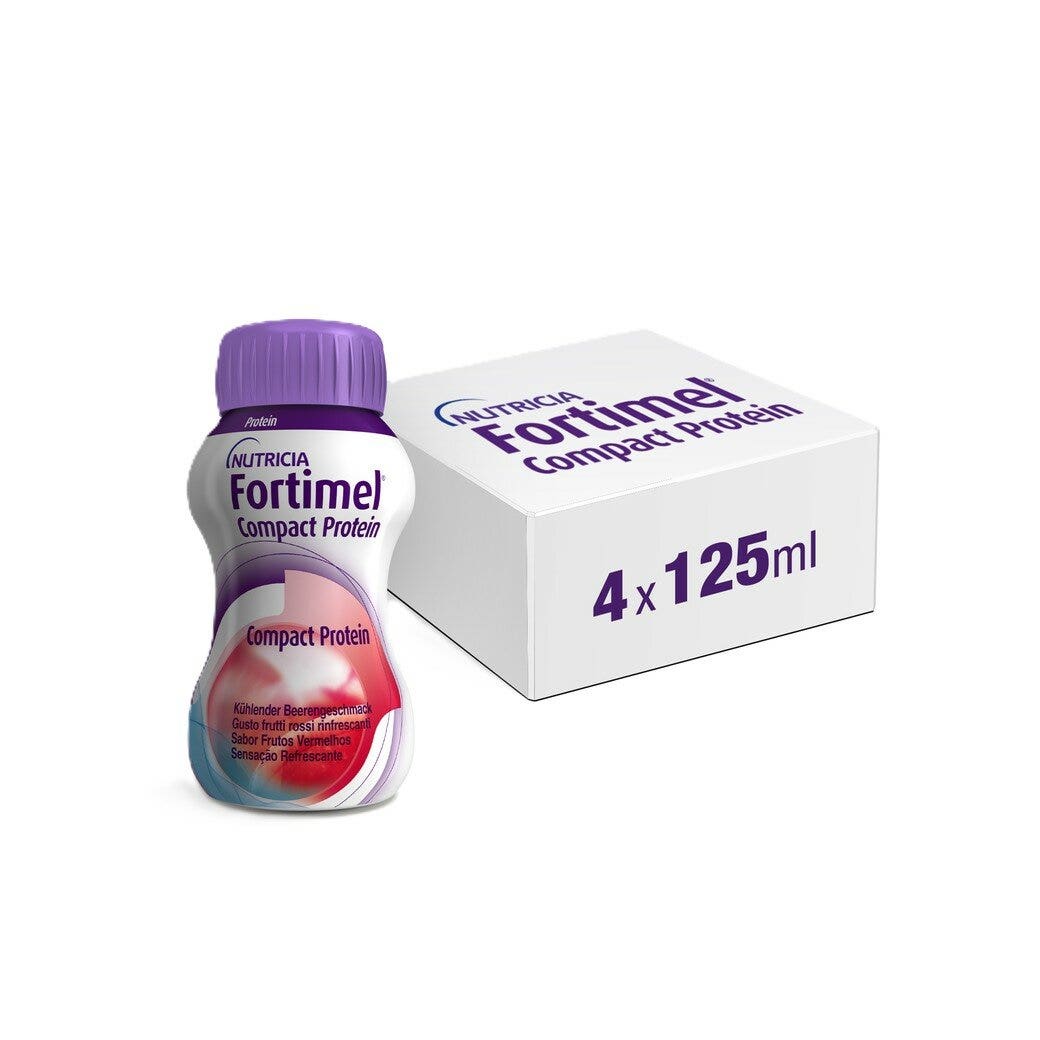 Fortimel Compact Protein Cool Frutos Rojos 4x125 ml