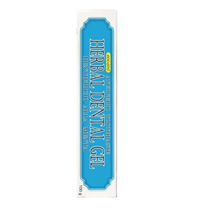 Herbal Dental Gel Dentifricio Ayurvedico Menta 100g