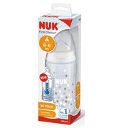 Nuk First Choice Biberon Con Temperature Control Tettarella Silicone 0-6 Mesi 1 Pezzo