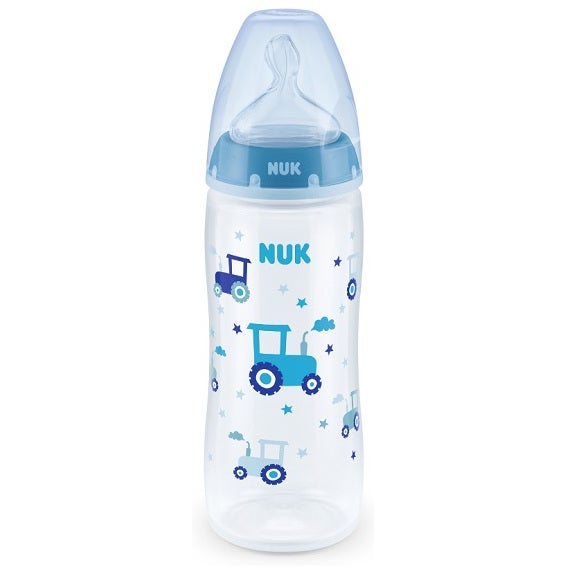 Nuk First Choice Biberon Tettarella Silicone 6-18 Mesi 1 Pezzo Colori Assortiti