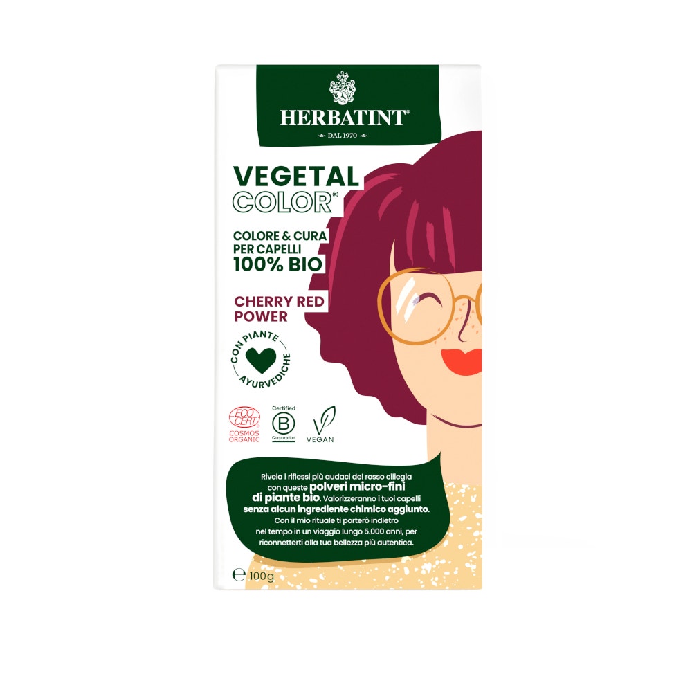 Herbatint Vegetal Color Cherry Red Power Cereza 100 g