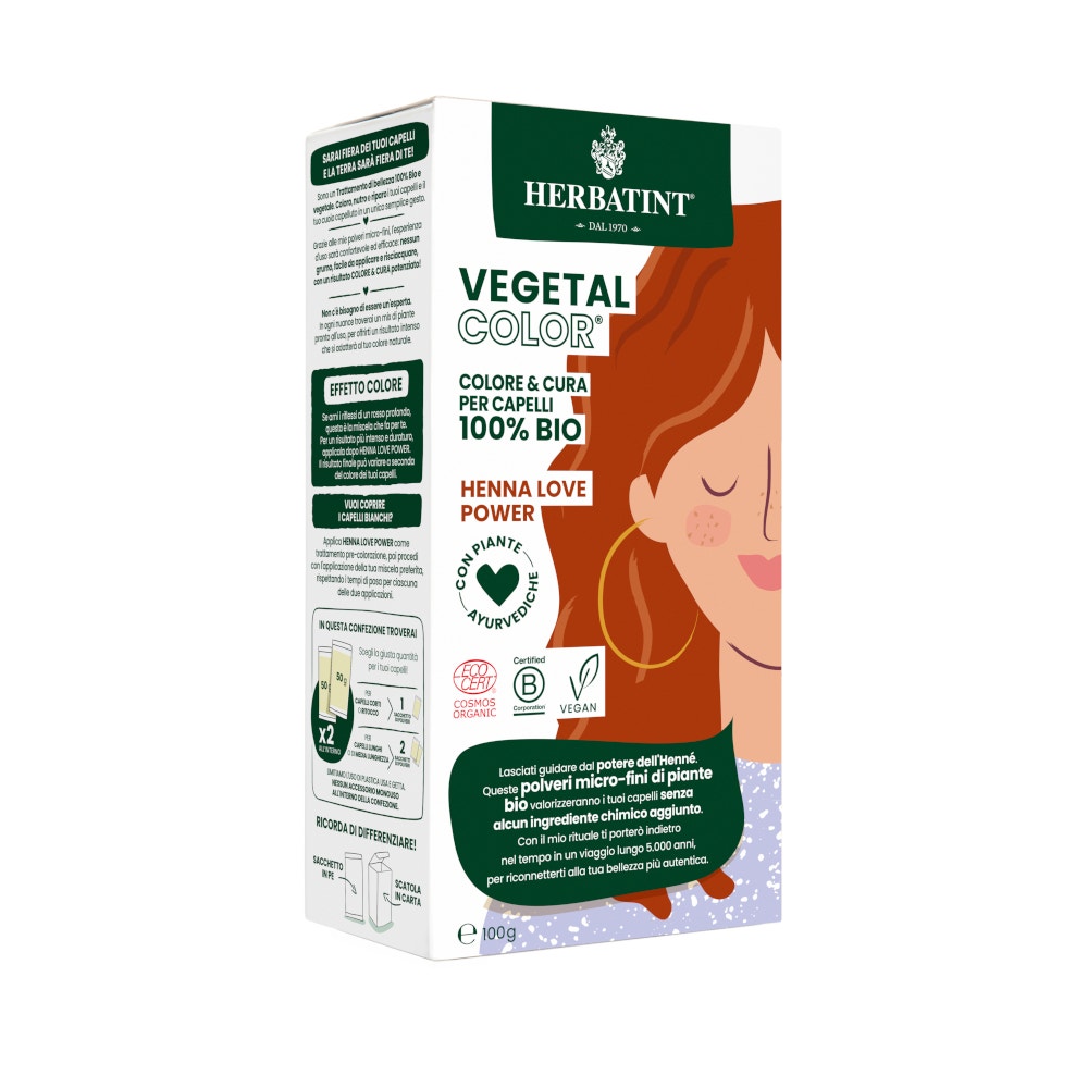 Herbatint Vegetal Color Henna Love Power Henna Pura 100 g