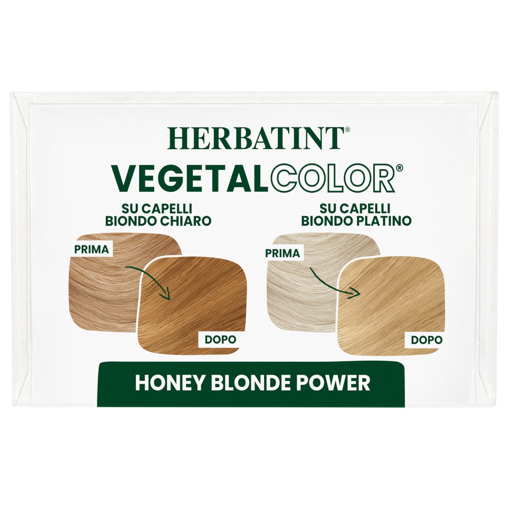 Herbatint Vegetal Color Honey Blond Power Biondo Miele 100g