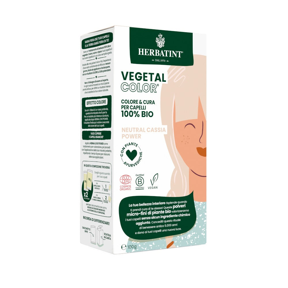 Herbatint Vegetal Color Neutral Cassia Power Henna Neutra 100 g