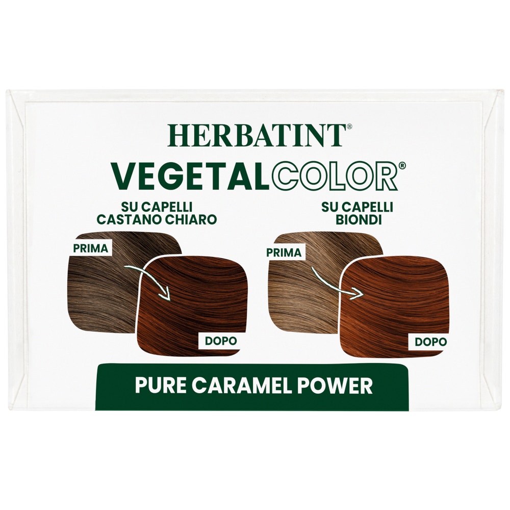 Herbatint Vegetal Color Pure Caramel Power, color caramelo, 100 g