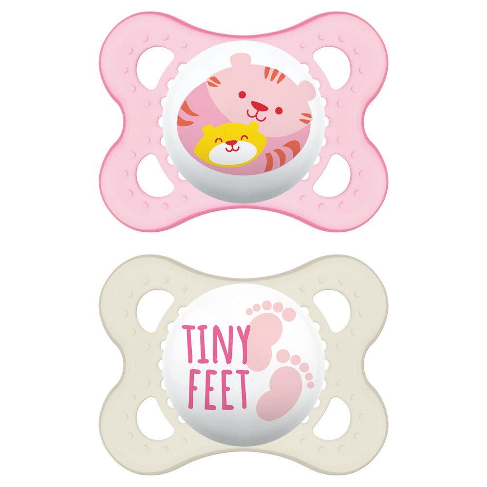 Mam Original Set Succhietto Per Bambine 2-6 Mesi Fantasia Assortita