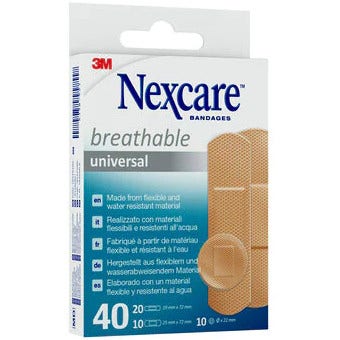 3m Nexcare Universal Cerotti Universal Breathable Assortiti 40 Pezzi