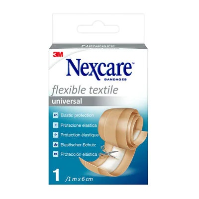 3M Nexcare Universal Flexible Textile Plaster 1 m x 6 cm 1 unidad