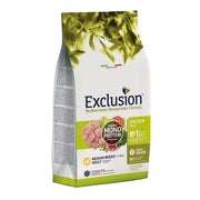 Exclusion Mediterraneo Monoprotein Noble Grain Croquetas de Pollo para Perros Adultos de Tamaño Mediano, Saco de 12 kg