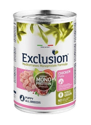 Exclusion Mediterraneo Puppy Pollo 400 g