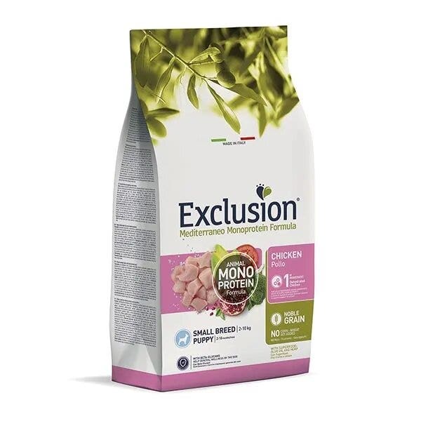 Exclusion Mediterraneo Croquetas Monoproteicas De Pollo Para Cachorros De Razas Pequeñas Bolsa 2 Kg-2