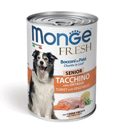 Monge Fresh Senior Pavo con Verduras para Perros de Edad Avanzada 400 g