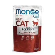 Monge Grill Adult Rico en Cordero Comida húmeda para gatos adultos 85 g