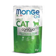 Monge Grill Adult Rico en Conejo Comida Húmeda para Gatos Adultos 85 g