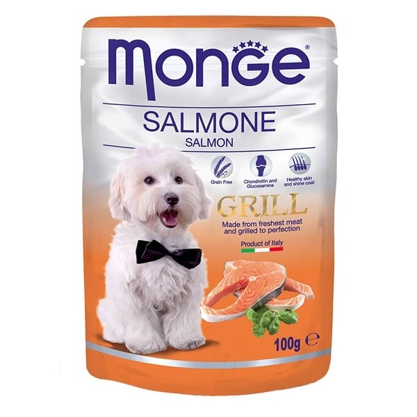 Monge Grill Salmón Comida húmeda para perros adultos 100 g