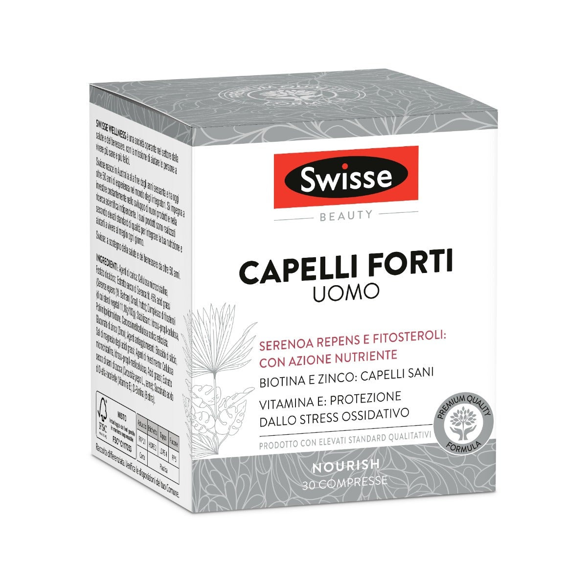 Swisse Cabello Fuerte Hombre 30 Comprimidos-1