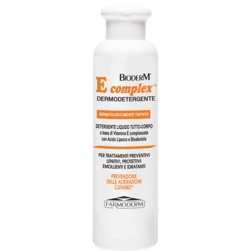 Bioderm Complejo de vitamina E, limpiador dérmico, 250 ml