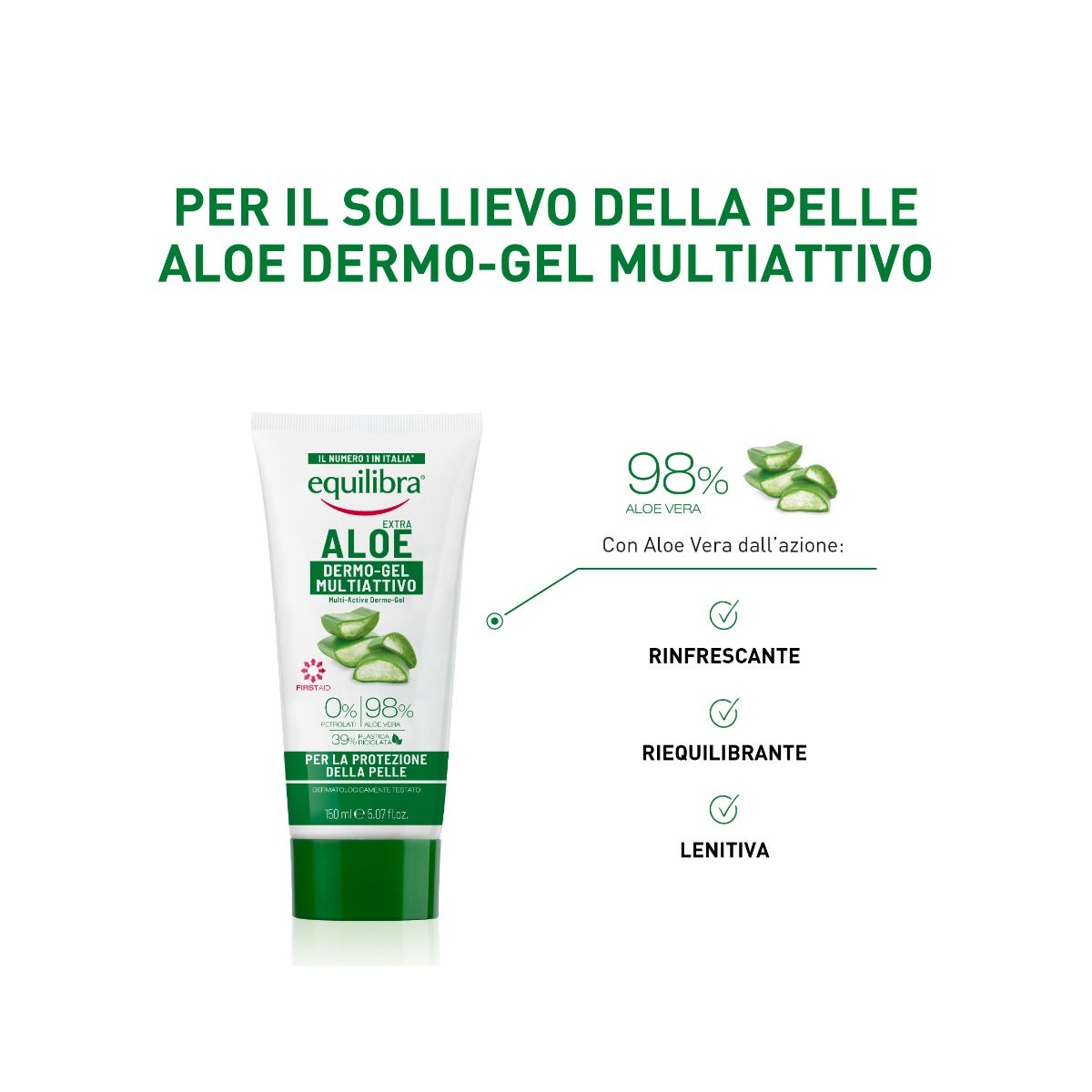 Equilibra Aloe Dermo-Gel 75 ml