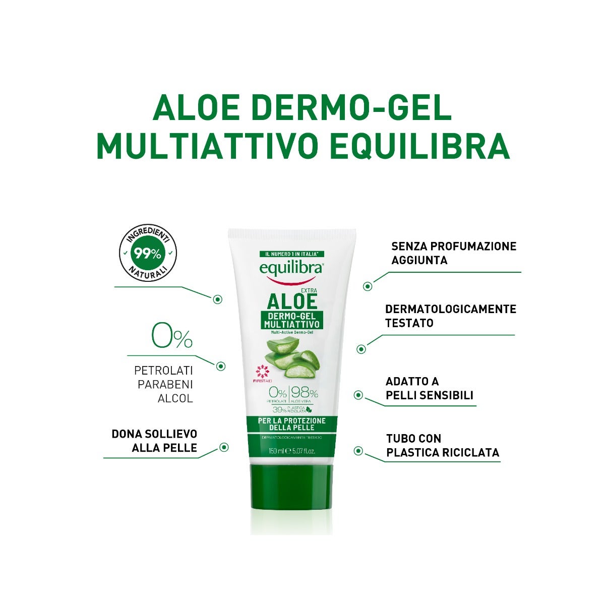 Equilibra Aloe Dermo-Gel 75 ml