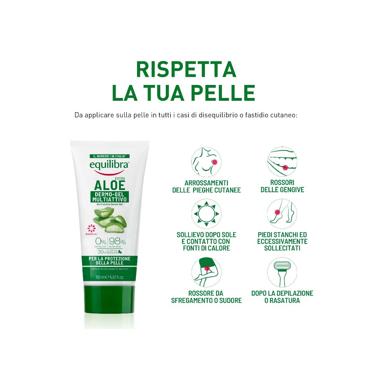 Equilibra Aloe Dermo-Gel 75 ml