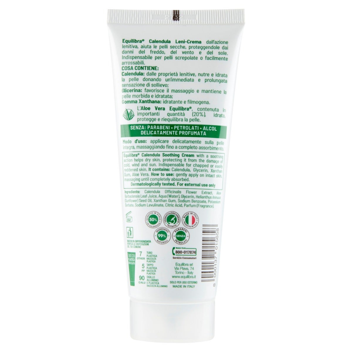 Equilibra Calendula Leni-Crema 100ml