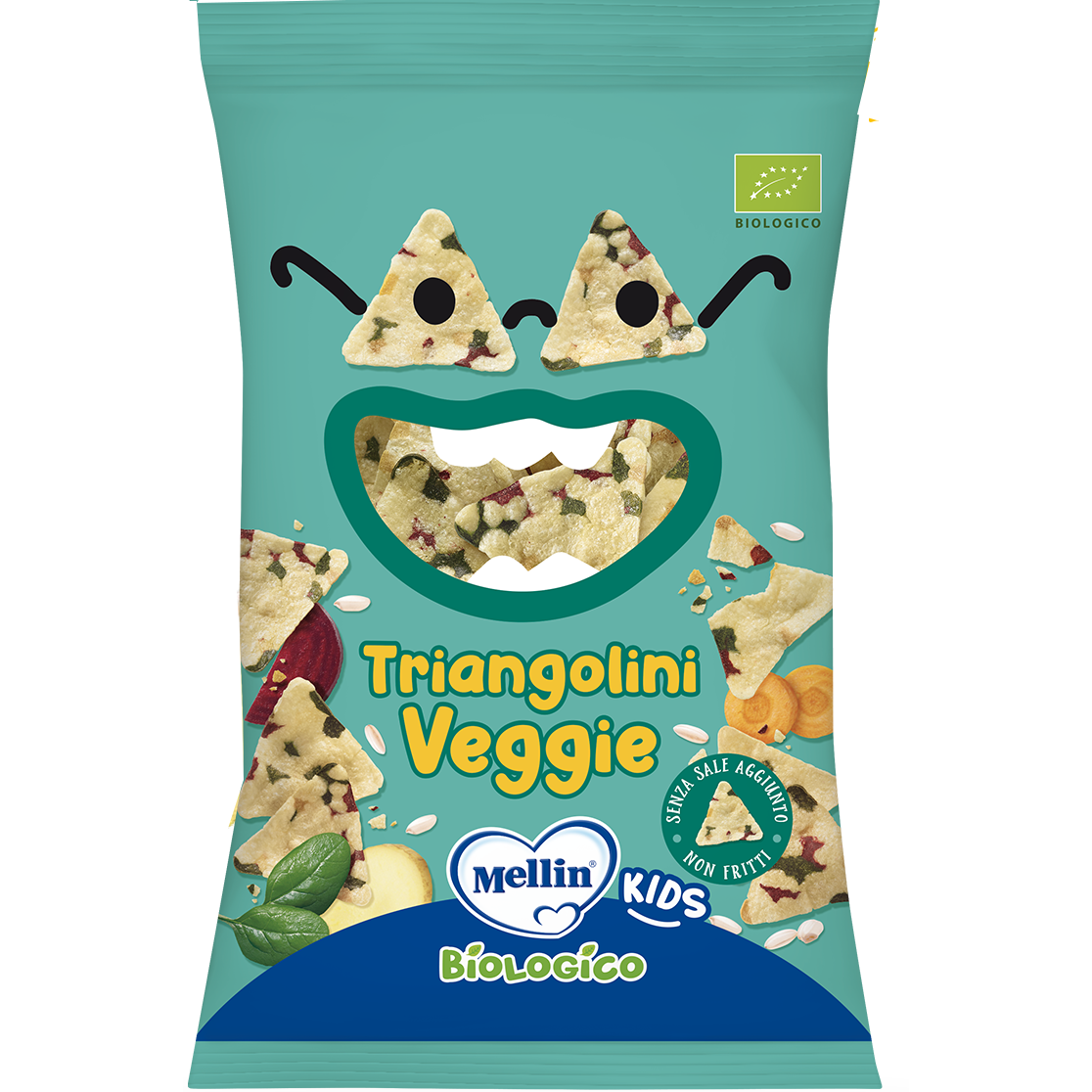 Mellin Snack Triangolini Veggie 30g