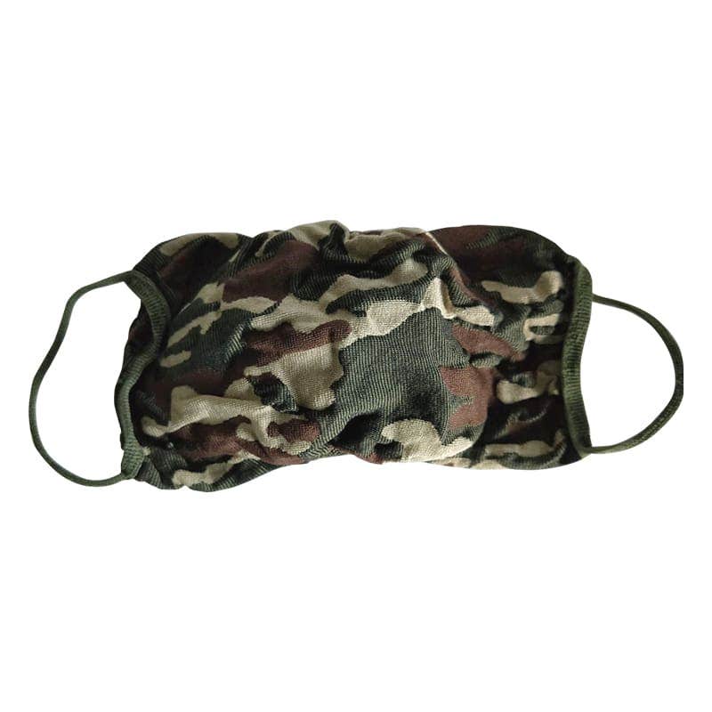 Mascarilla protectora lavable para adultos Camouflage 3 unidades