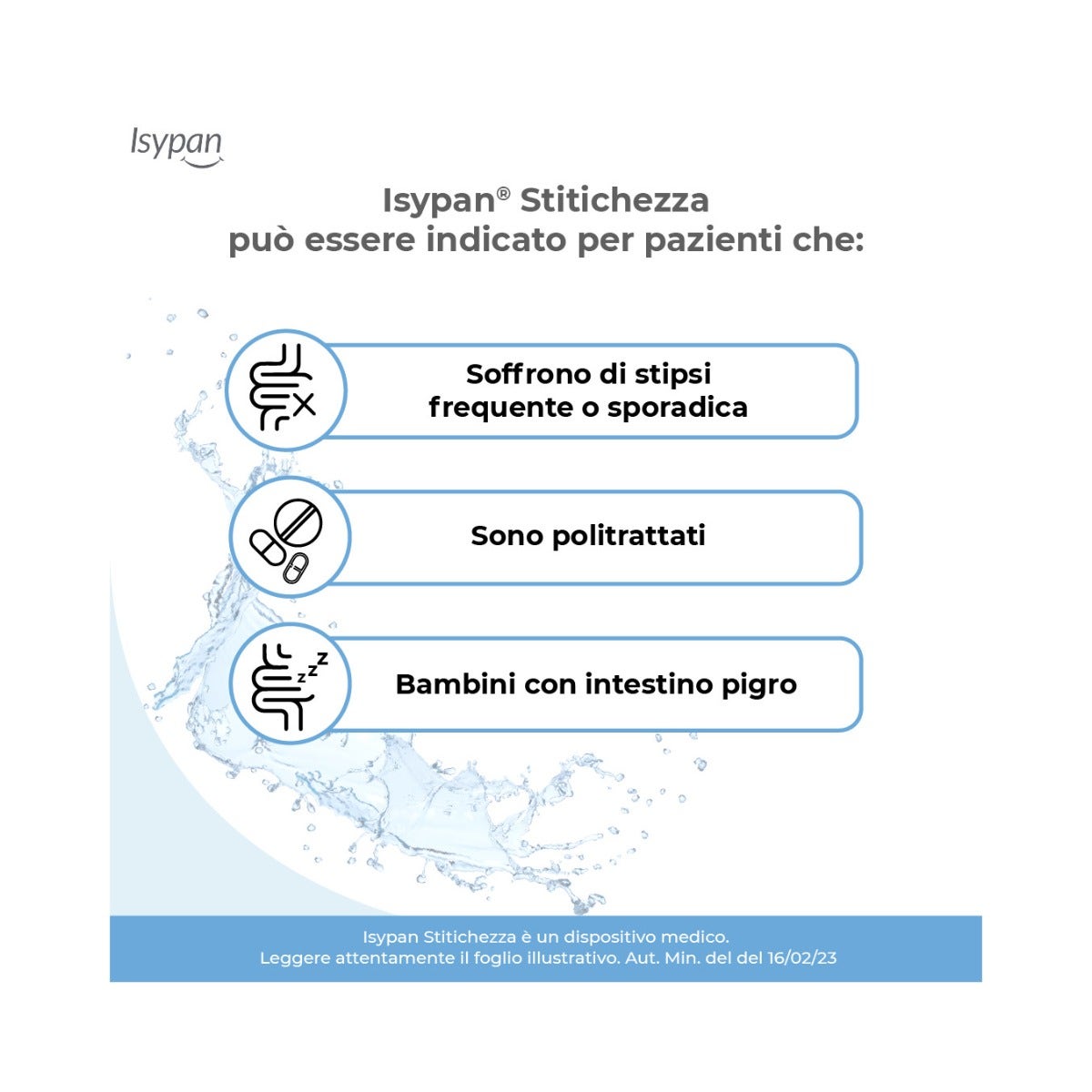 Isypan Estreñimiento Macrogol 4000, 20 sobres de 10 g