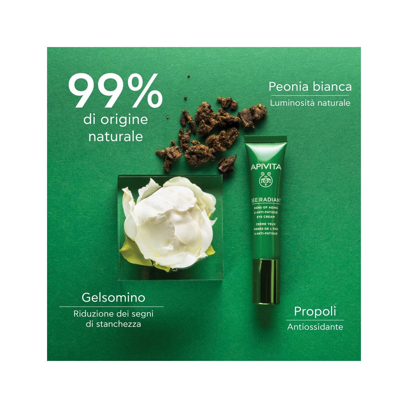 Apivita Bee Radiant Crema Occhi Anti-Fatica 15ml