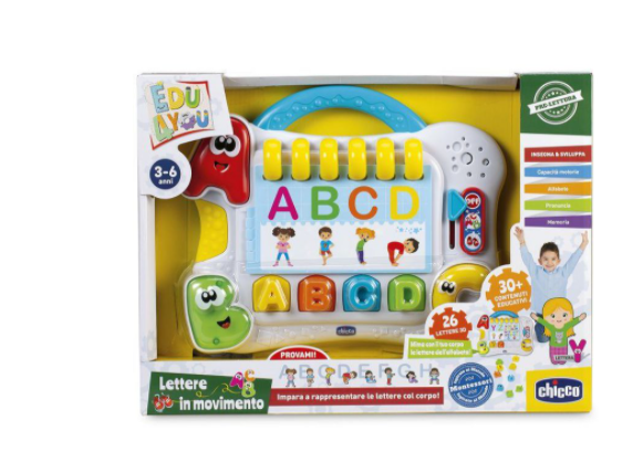 Chicco Letras en movimiento 3-6 años