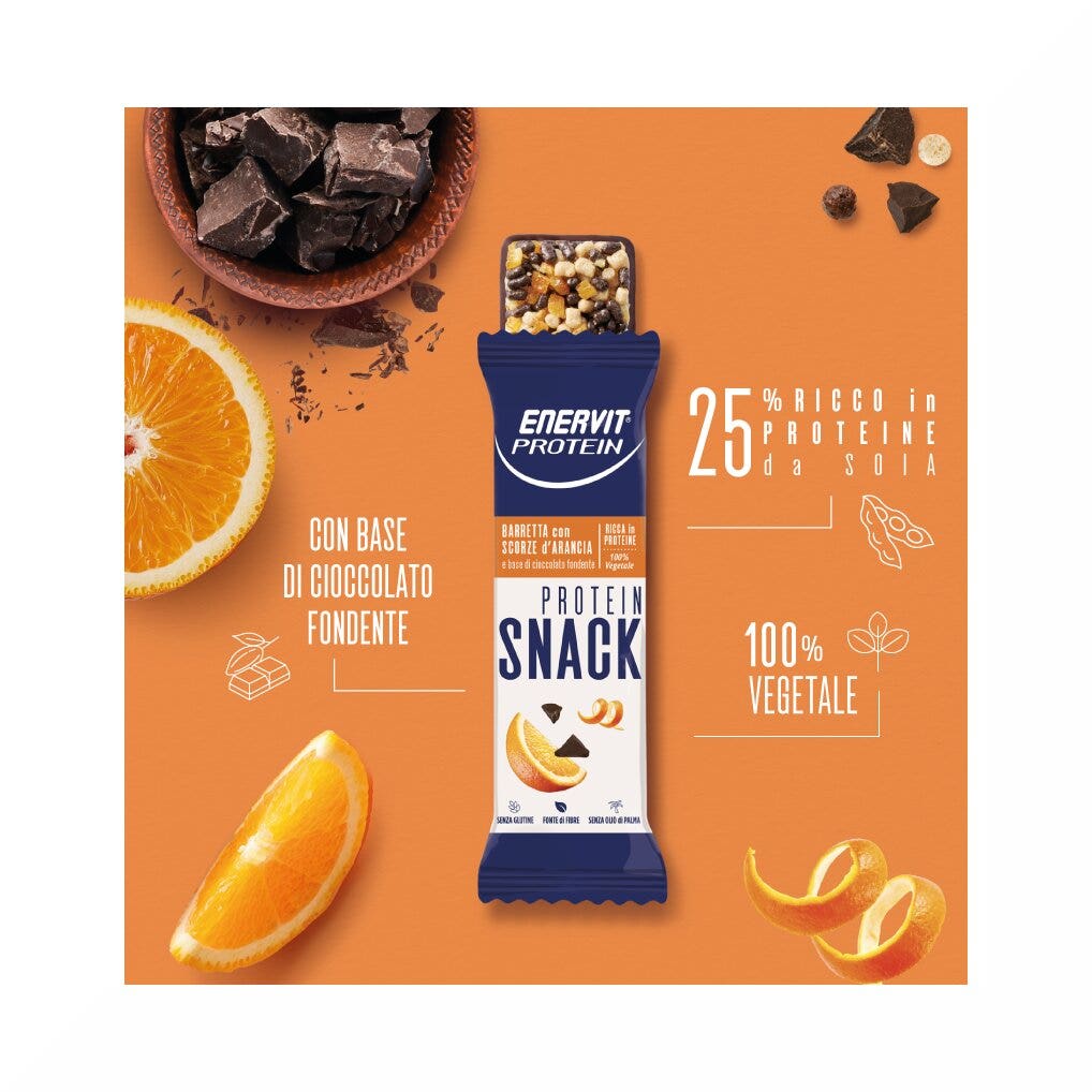 Enervit Protein Snack Arancia 8 Barrette