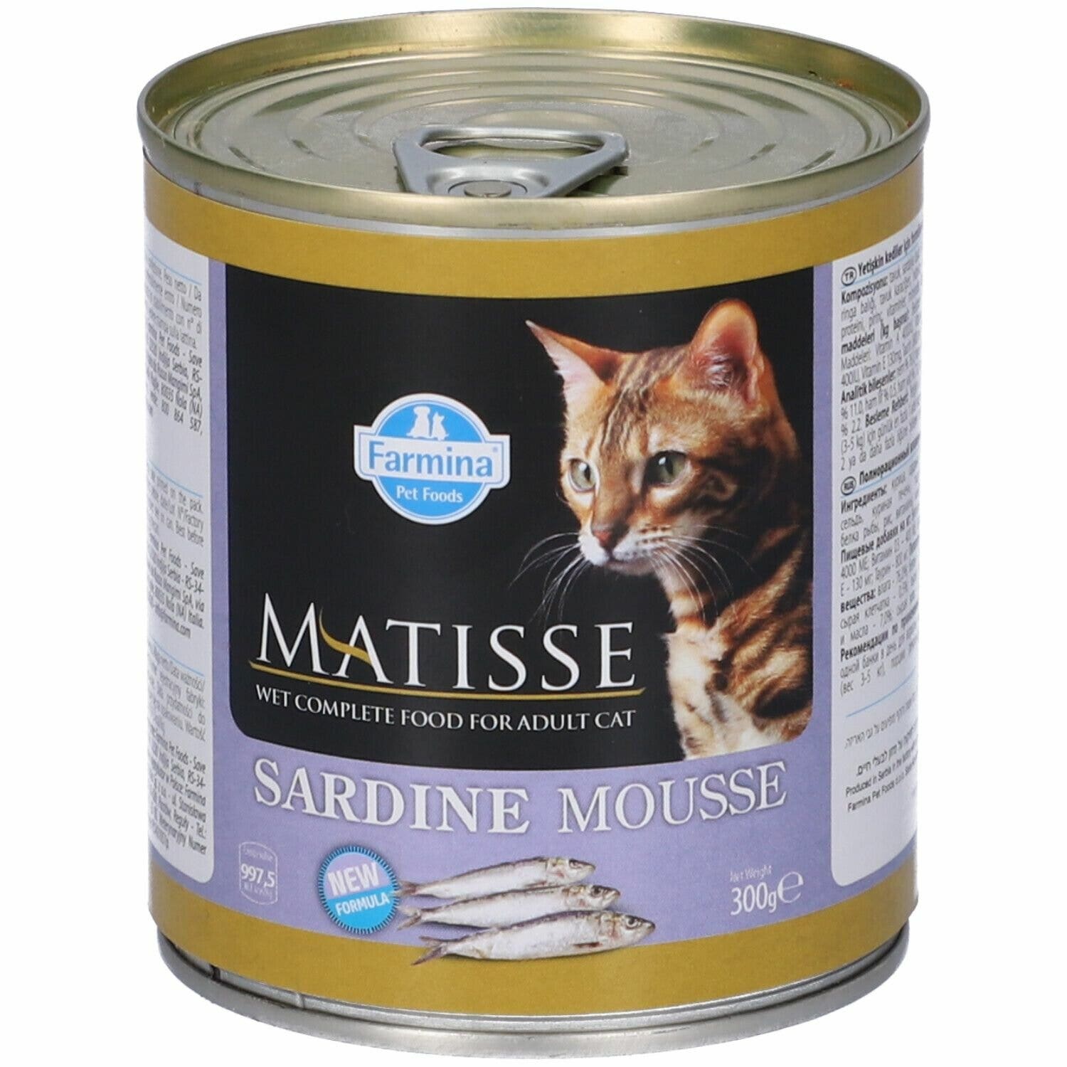 Matisse Cat Sardine Mousse Per Gatti Adulti 300g