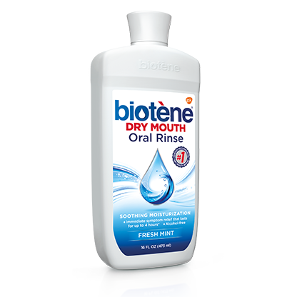 Biotene Enjuague bucal para boca seca, higiene dental, sabor a menta fresca, 500 ml