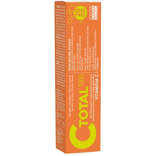 C Total 1000 Vitamina C 20 comprimidos efervescentes