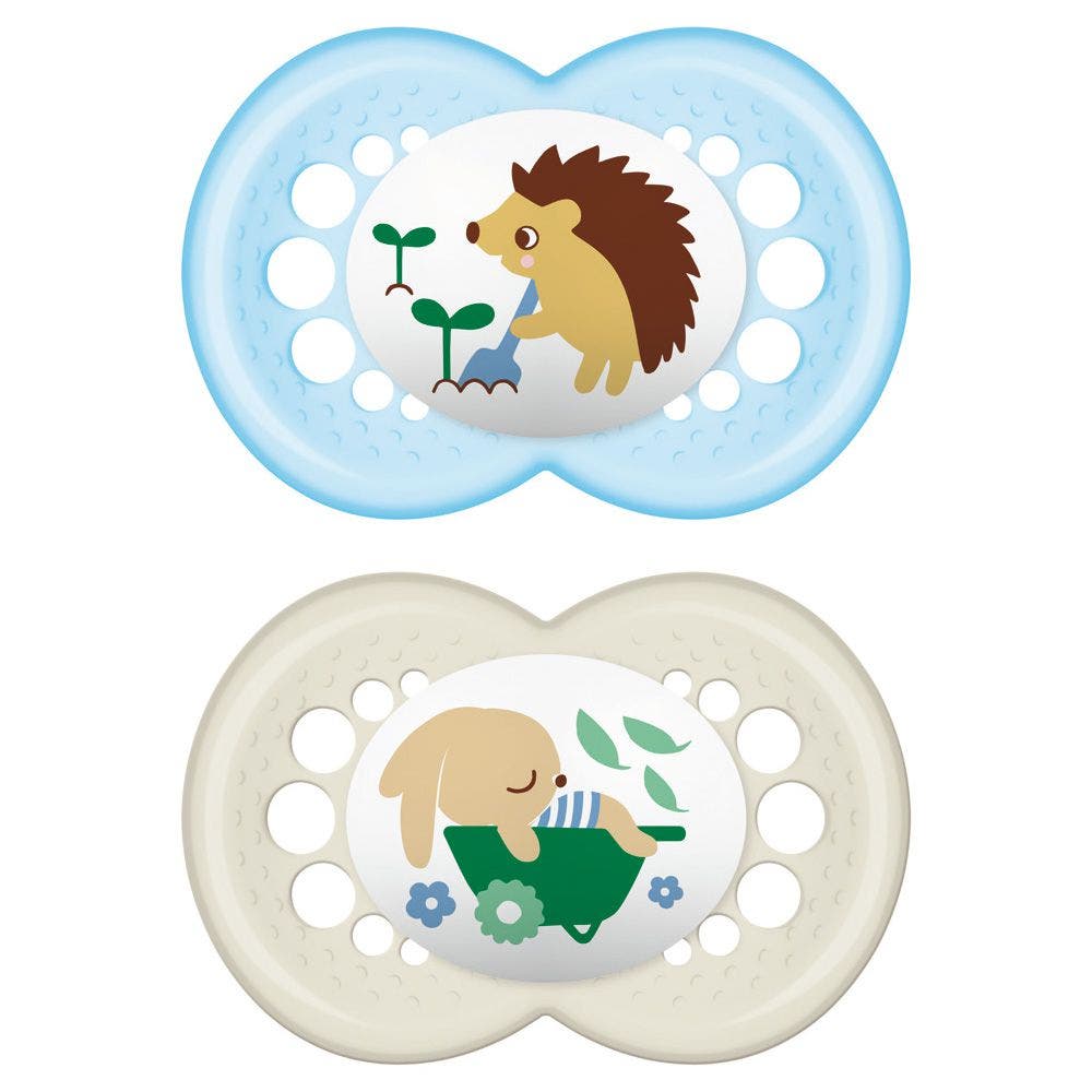 Mam Original Set de chupetes para bebés a partir de 6 meses, diseño variado