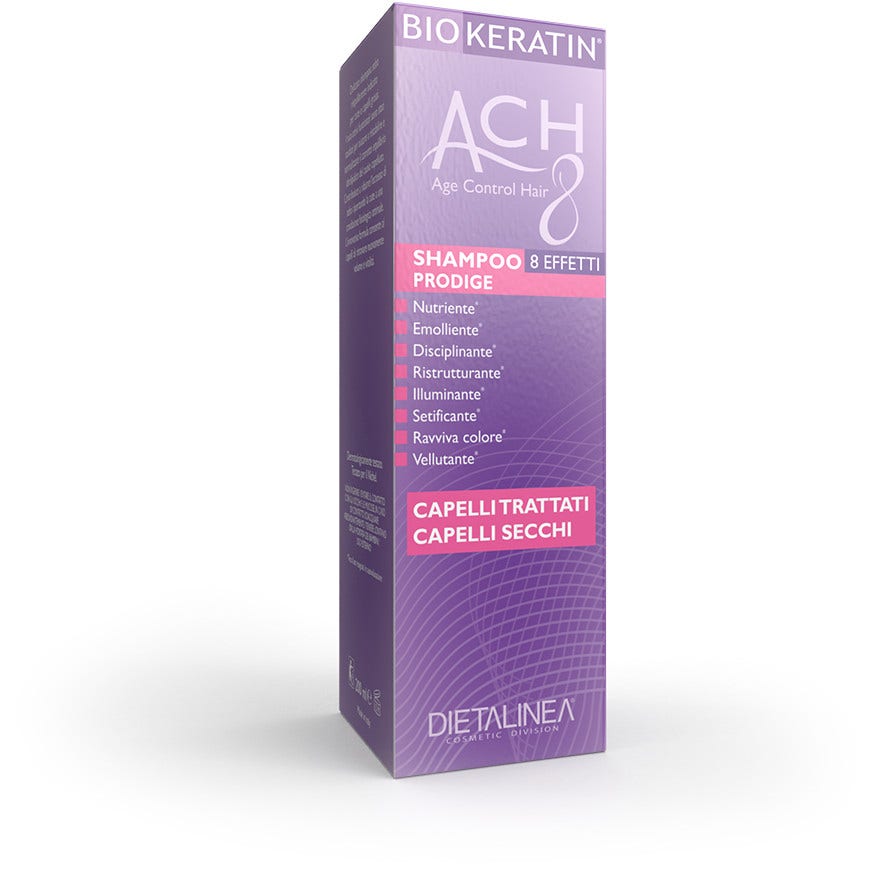 Biokeratin Ach8 Shampoo Capelli Secchi 200ml