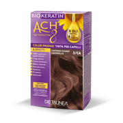Biokeratin ACH 8 Kit de tinte para el cabello 5/CA Castaño claro caramelo