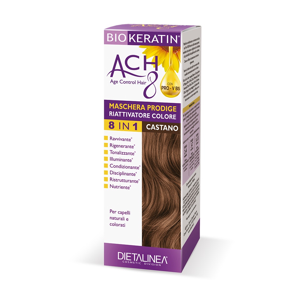 Biokeratin ACH 8 Maschera Prodige Riattivatore Colore Castano Per Capelli 150ml