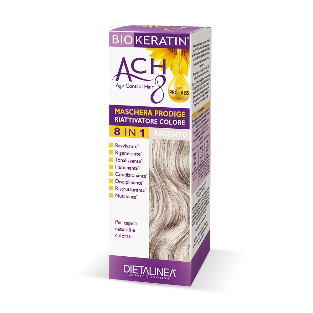 Biokeratin ACH 8 Maschera Prodige Riattivatore Colore Argento Per Capelli 150ml